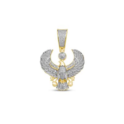 Men’s Eagle Charm with Diamonds in 10K Yellow Gold (5/8 ct. tw.)