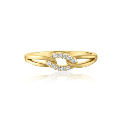 Diamond Accent Ring in 14K Yellow Gold