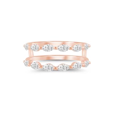 Lab Grown Diamond Marquise-Cut Ring Insert in 14K Rose Gold (1 ct. tw.)