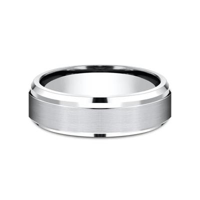 Men's Band in White Cobalt, 6MM