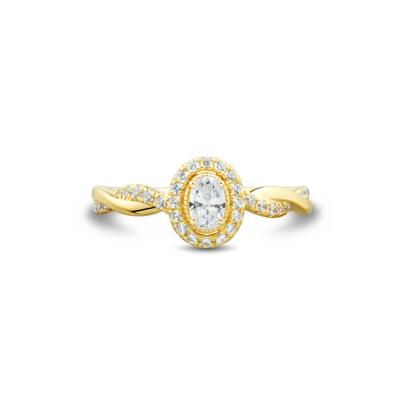 Lab Grown Diamond Promise Ring in 10K Yellow Gold (1/2 ct. tw.)