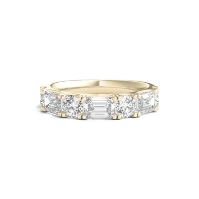 Round & Emerald-Cut Diamond Band in 14K Yellow Gold (2 1/2 ct. tw.)