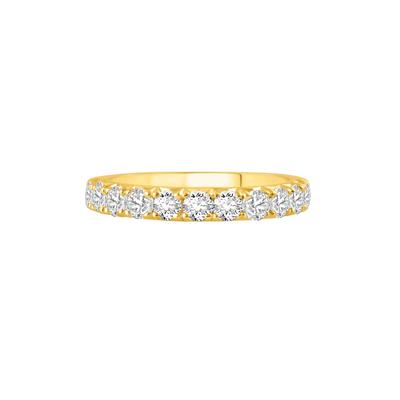 Lab Grown French Pavé Diamond Band in 14K Yellow Gold (1 ct. tw.)