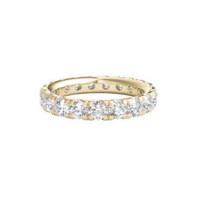 Lab Grown Diamond Comfort Fit Eternity Band in 14K Yellow Gold (3 ct. tw.)