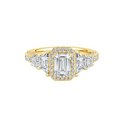 Hailey Lab Grown Diamond Engagement Ring in 14K Yellow Gold (3 ct. tw.)