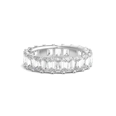 Emerald-Cut Diamond Eternity Band in 14k White Gold (6 ct. tw.)