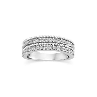 Diamond Multi-Row Band in 14K White Gold (1/2 ct. tw.)