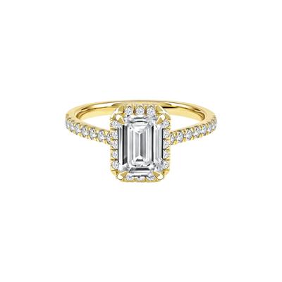 Perry Lab Grown Diamond Engagement Ring in 14K Yellow Gold (2 5/8 ct. tw.)