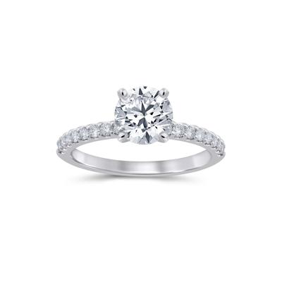1/4 ct. tw. Diamond Semi-Mount Engagement Ring in Platinum (Setting Only)