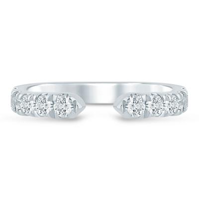 Diamond Open Anniversary Band in 14K White Gold (5/8 ct. tw.)