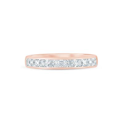 Princess-Cut Diamond Channel-Set Band in 14K Rose Gold (1 ct. tw.)