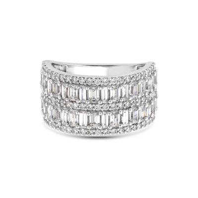 Lab Grown Diamond Multi-Row Band in 10K White Gold (3 ct. tw.)