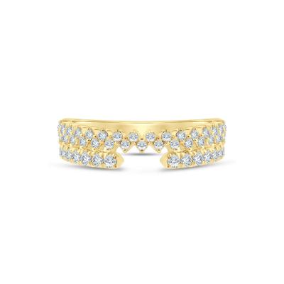 Lab Grown Diamond Open Band in 14K Yellow Gold (1/2 ct. tw)
