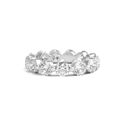 Round-Cut Diamond Shared Prong Eternity Band in Platinum (4 ct. tw.)