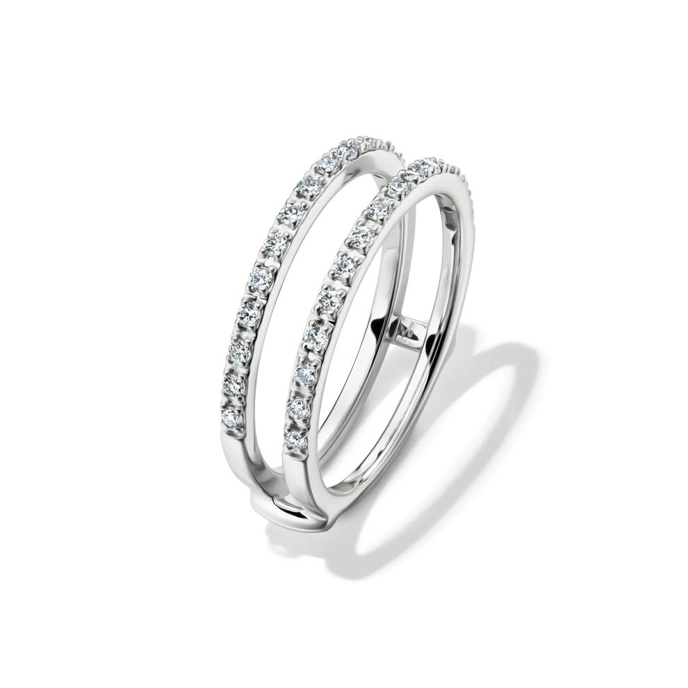 Lab Grown Diamond Straight Insert in 14K White Gold (1/3 ct. tw.) – Image 4 of 4