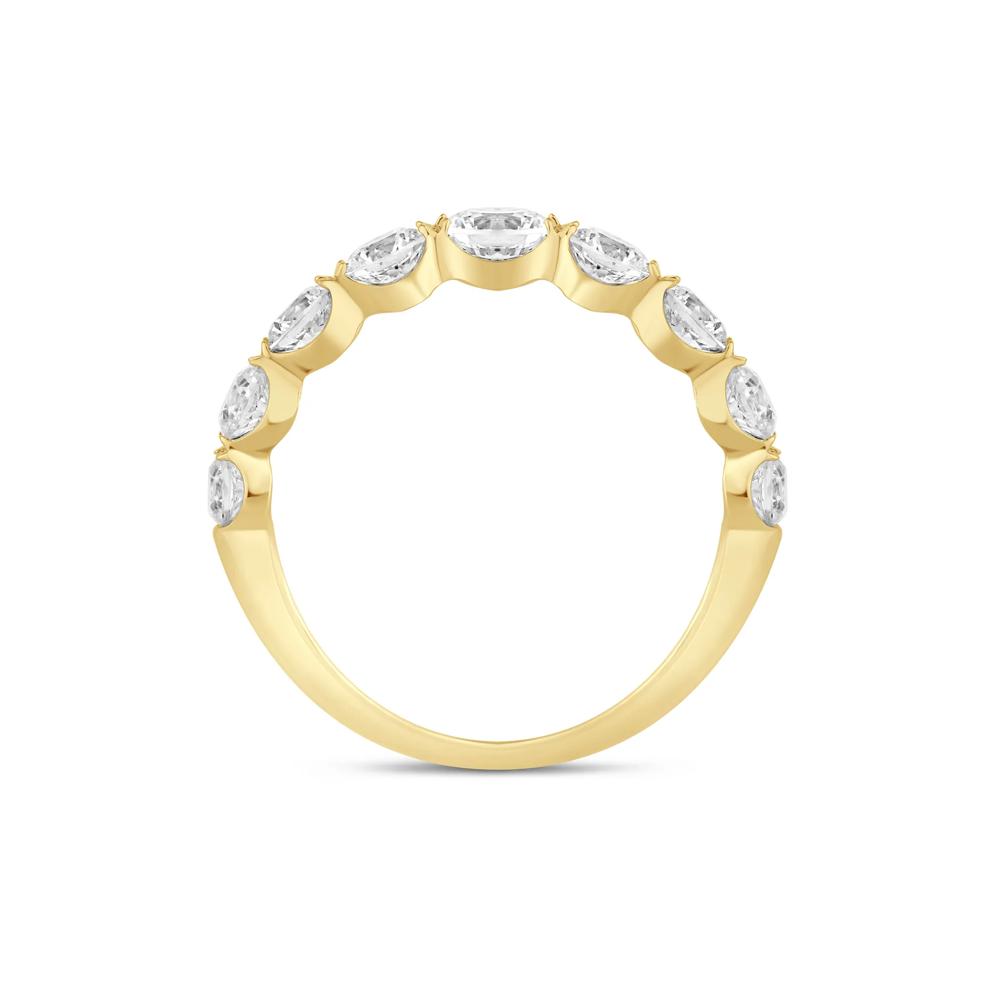 Lab Grown Diamond Shared-Prong Band in 14K Yellow Gold (1 1/2 ct. tw.) – Image 2 of 3