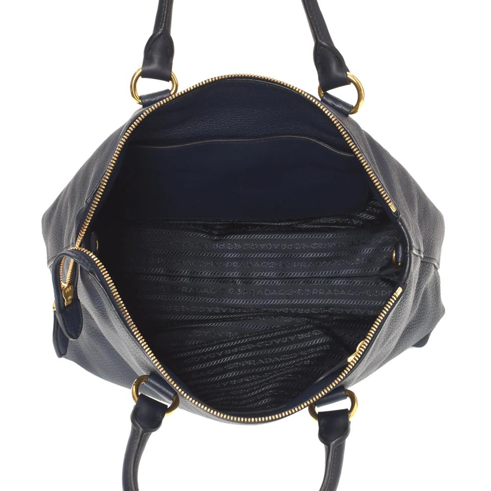 Pre-Owned Prada Vitello Pocket Shopping Tote – Image 3 of 7