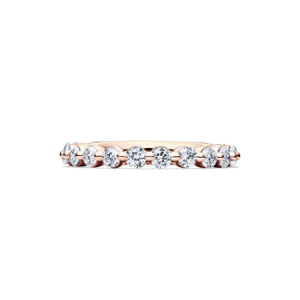 Lab Grown Diamond Shared-Prong Band in 14K Rose Gold (1 ct. tw.)  – Image 1 of 4