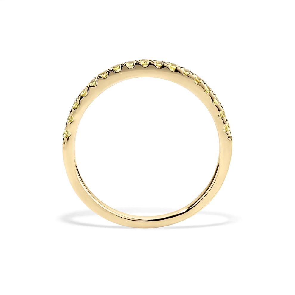 Yellow Sapphire Band in 10K Yellow Gold – Image 2 of 4