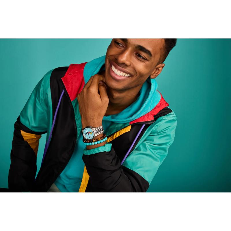 Men&#39;s Tsuyosa Mickey Mouse Watch in Stainless Steel, 40MM – Image 4 of 5