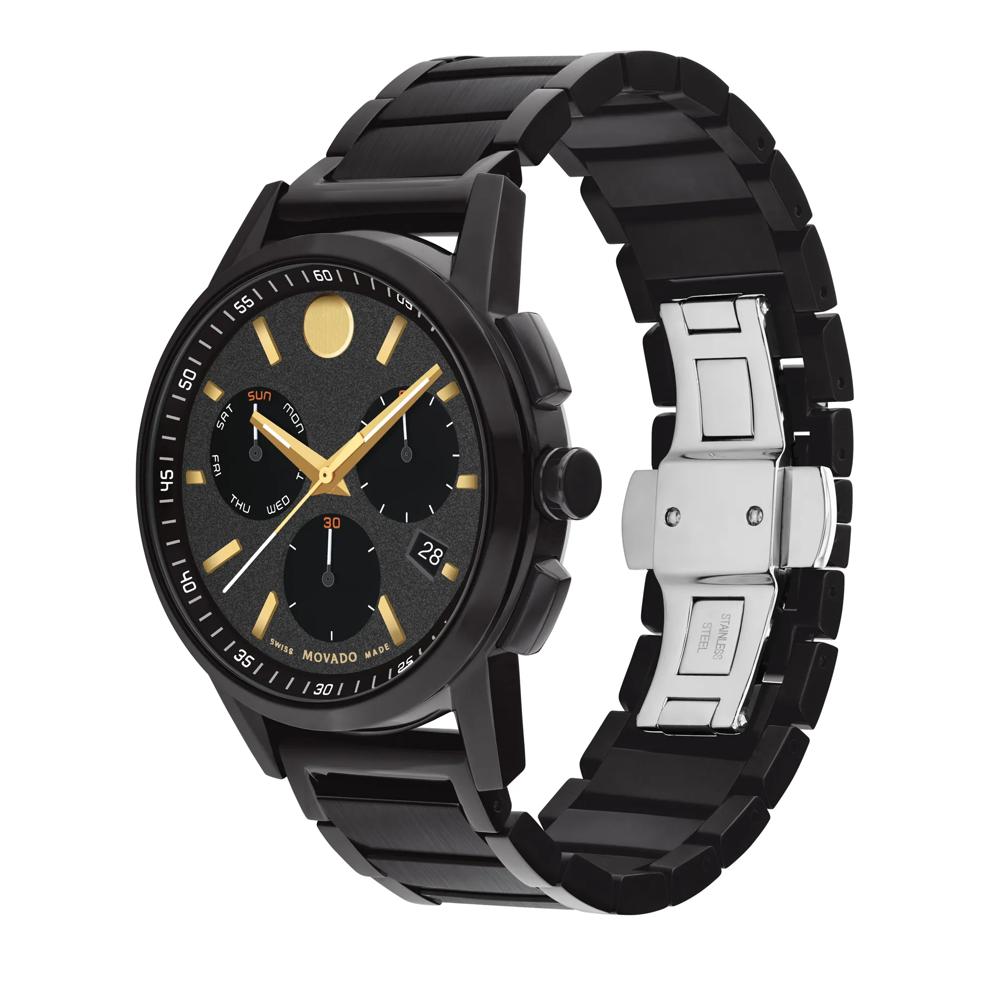 Men&rsquo;s Museum Sport Watch in PVD-Plated Stainless Steel – Image 2 of 3