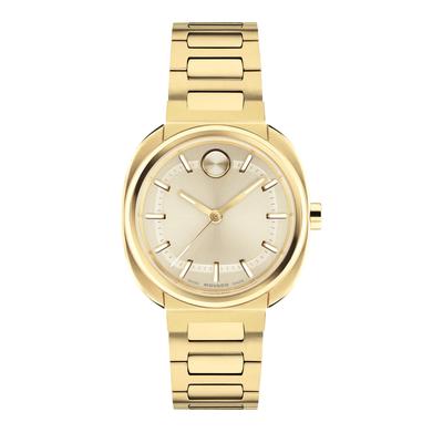 Ladies' Ellipse Watch in Gold Ionic-Plated Stainless Steel, 31mm