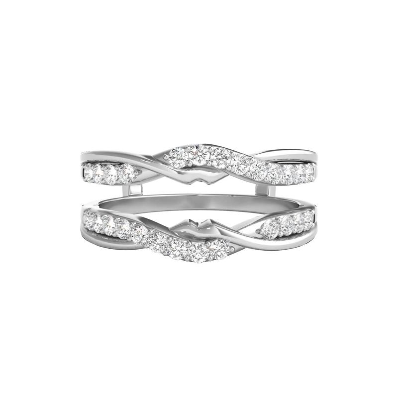 1/2 ct. tw. Diamond Ring Enhancer in 14K White Gold – Image 1 of 1
