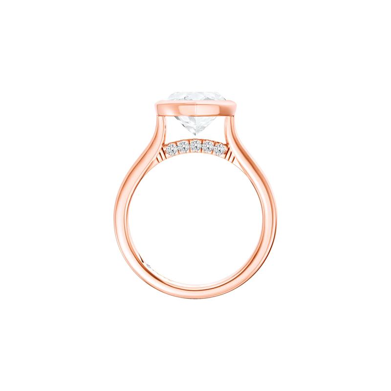 Monroe Lab Grown Diamond Marquise Engagement Ring in 14K Rose Gold &#40;4 ct. tw.&#41; – Image 2 of 5