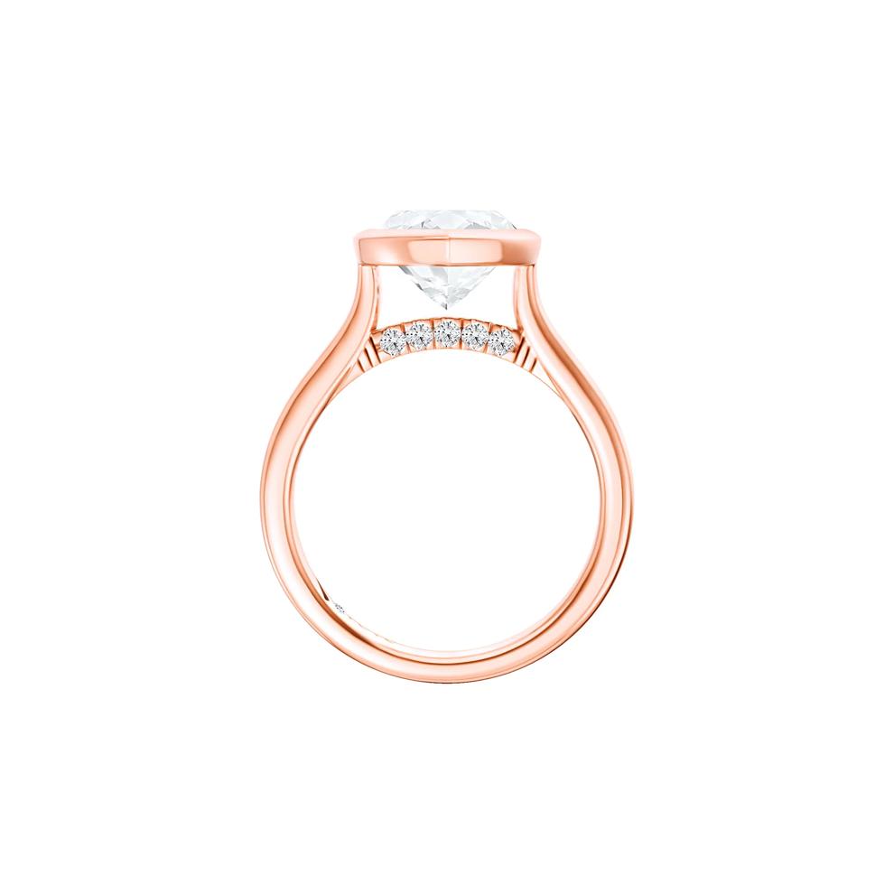 Monroe Lab Grown Diamond Marquise Engagement Ring in 14K Rose Gold (4 ct. tw.) – Image 2 of 5