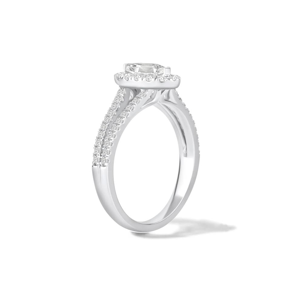 Diamond Marquise Halo Engagement Ring – Image 3 of 4