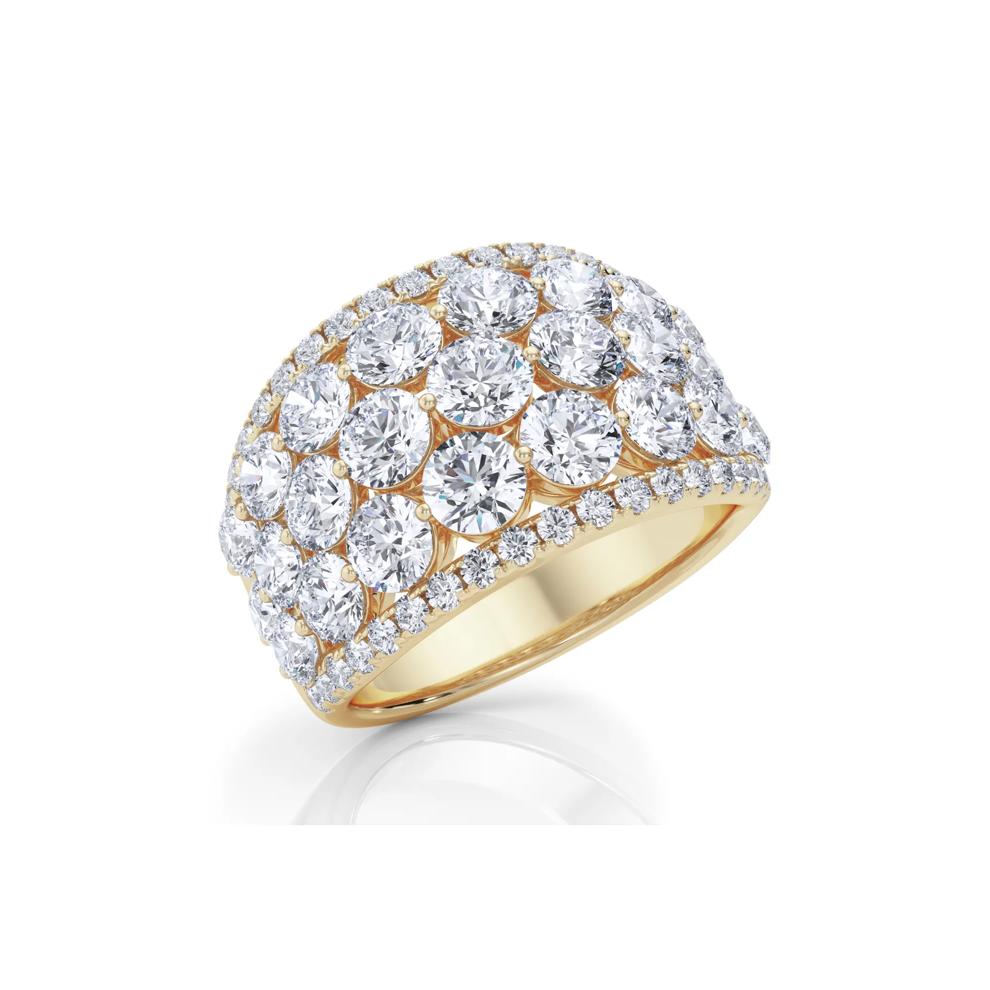 Lab Grown Diamond Anniversary Band in 14K Yellow Gold (4 ct. tw.) – Image 5 of 5