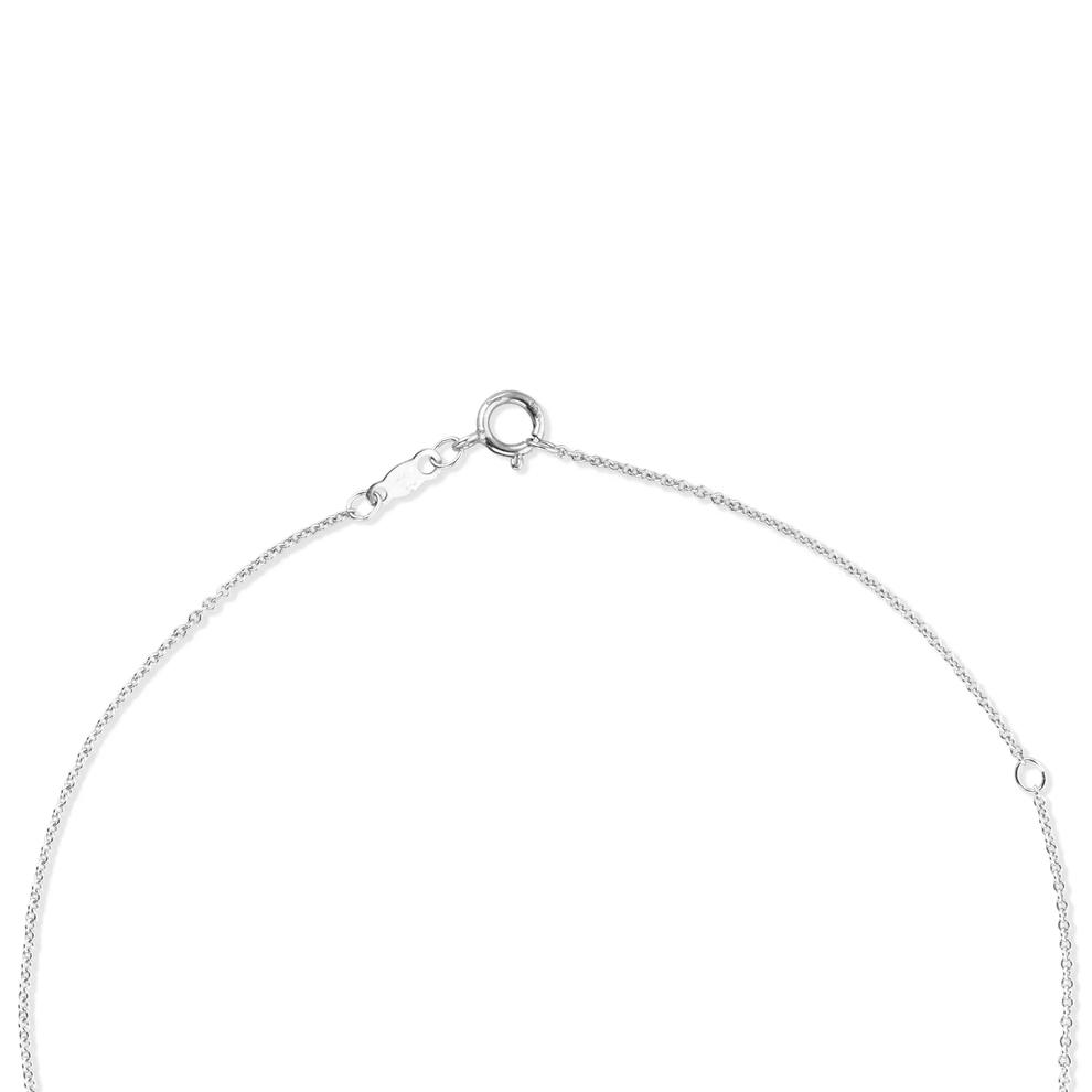 Diamond Clover Pendant Necklace in Sterling Silver, 18" (1/10 ct. tw.) – Image 4 of 4