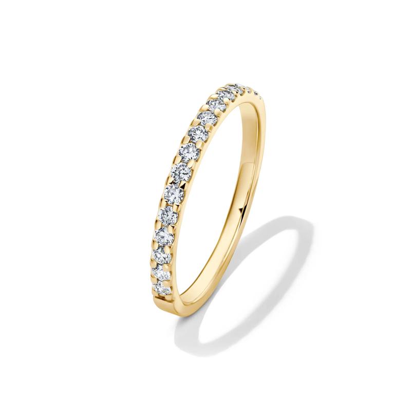 1/4 ct. tw. Lab Grown Diamond Band in 14K Yellow Gold – Image 4 of 4