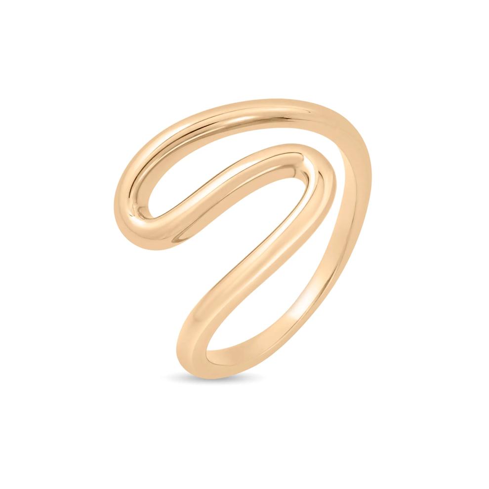 Twisted Ring in 14K Gold Vermeil – Image 4 of 4