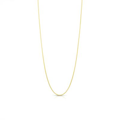 Textured Round Wheat Chain in 10K Yellow Gold, 18"