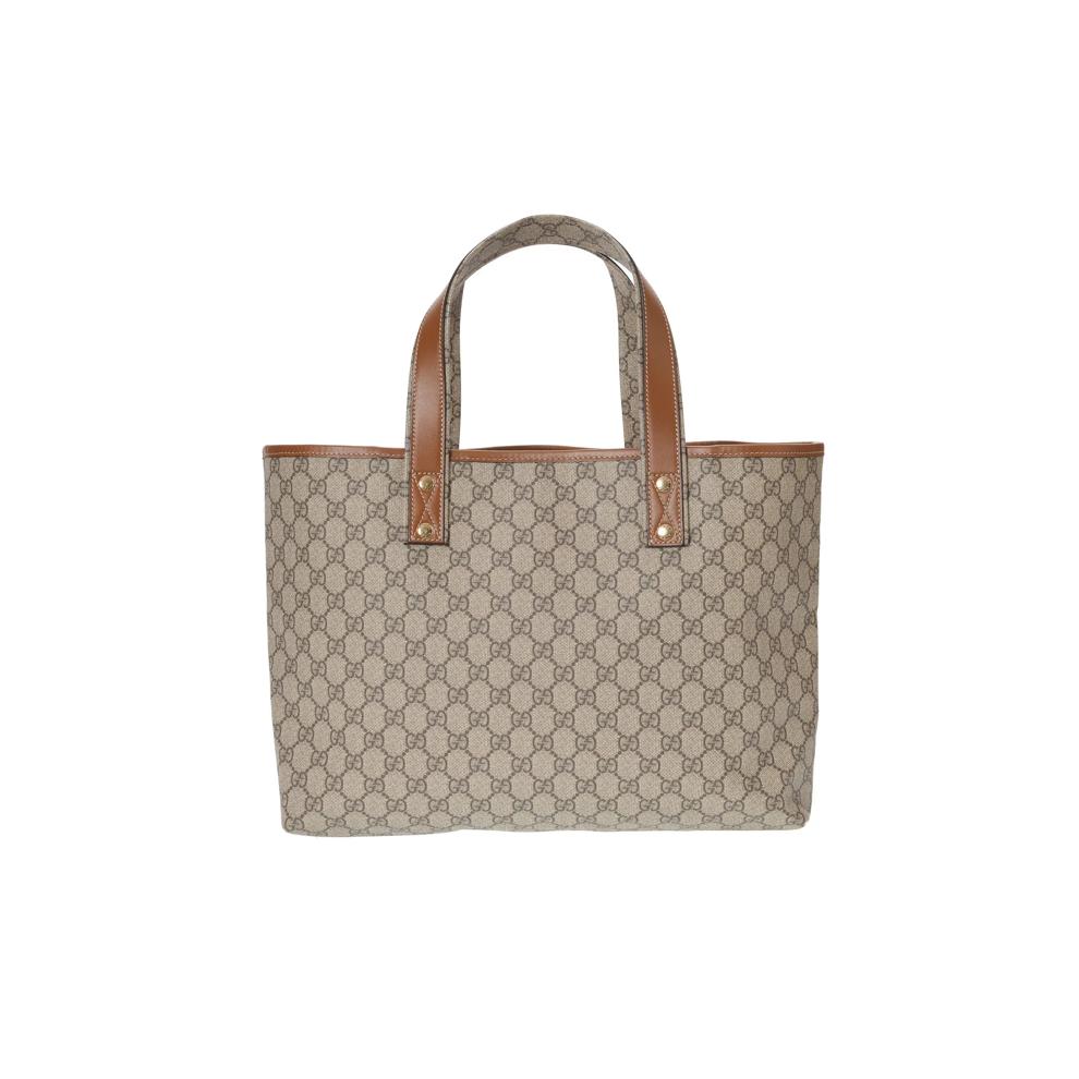 Pre-Owned Gucci Signature Web Loop Tote Medium  Tote – Image 2 of 7