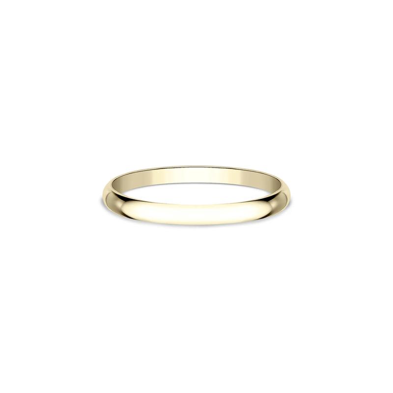 Thin Wedding Band in 14K Yellow Gold, 1.2mm – Image 1 of 3
