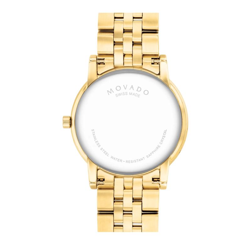 Movado® Museum Classic Watch in Yellow Gold-Tone Stainless