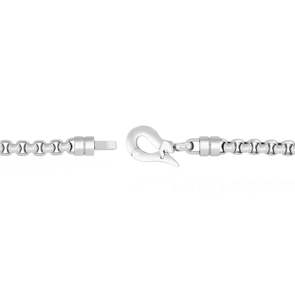 Men's Diamond ID Bracelet in Stainless Steel, 8.5" (1/10 ct. tw.) – Image 3 of 3