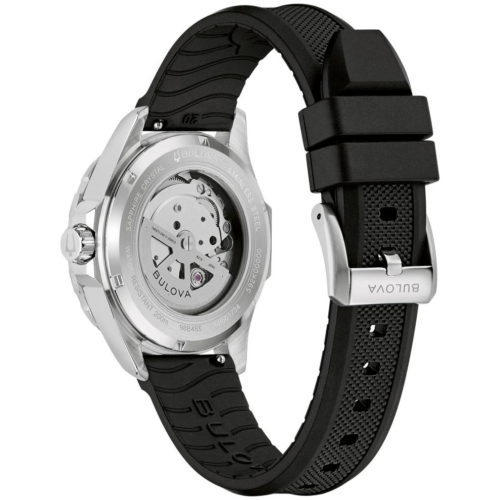 Men's Marine Star Watch With a Black Rubber Strap – Image 3 of 3