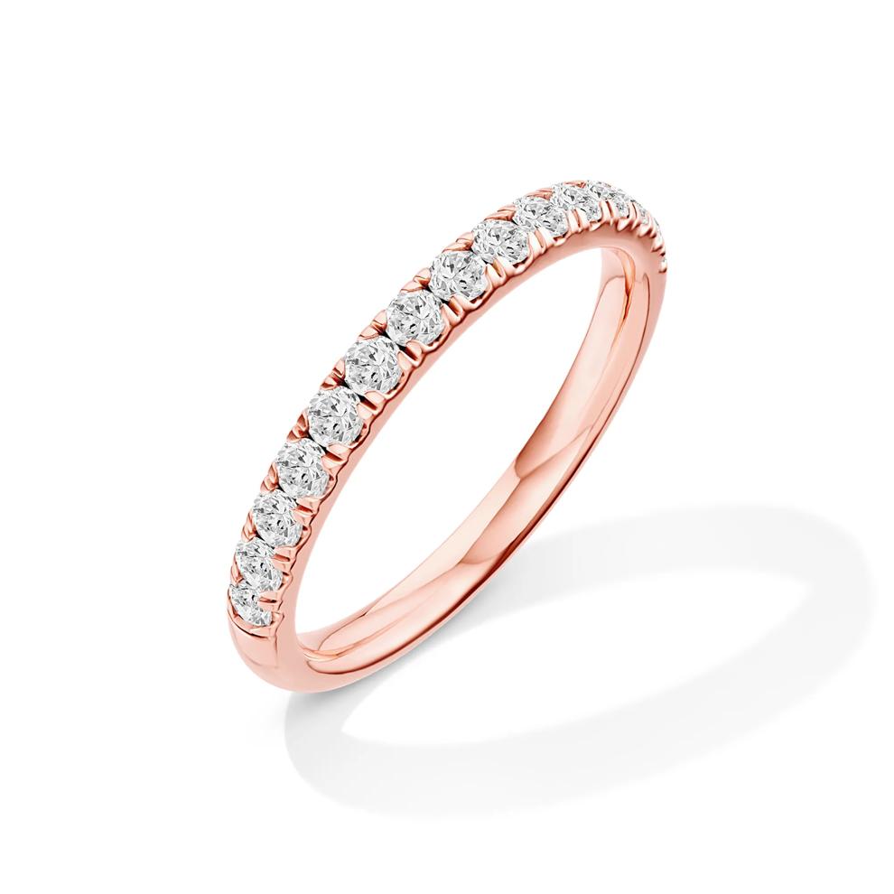 Lab Grown Diamond Pear-Shaped Bridal Set in 14K Rose Gold (5 ct. tw.) – Image 6 of 6