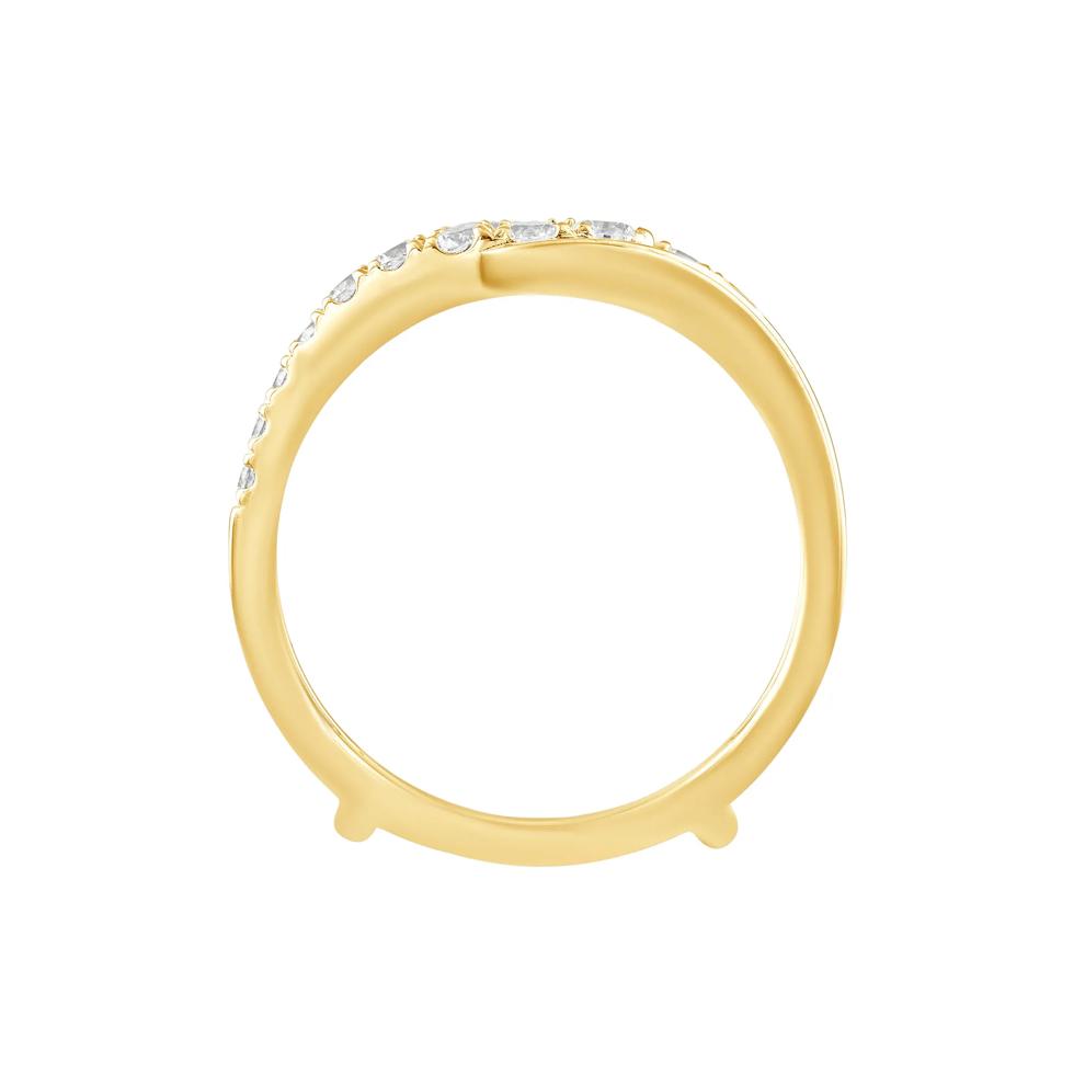 Round Diamond Insert in 10K Yellow Gold (1/2 ct. tw.) – Image 2 of 3