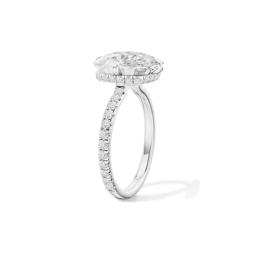 Thalia Lab Grown Diamond Engagement Ring in Platinum (6 1/2 ct. tw.) – Image 3 of 3