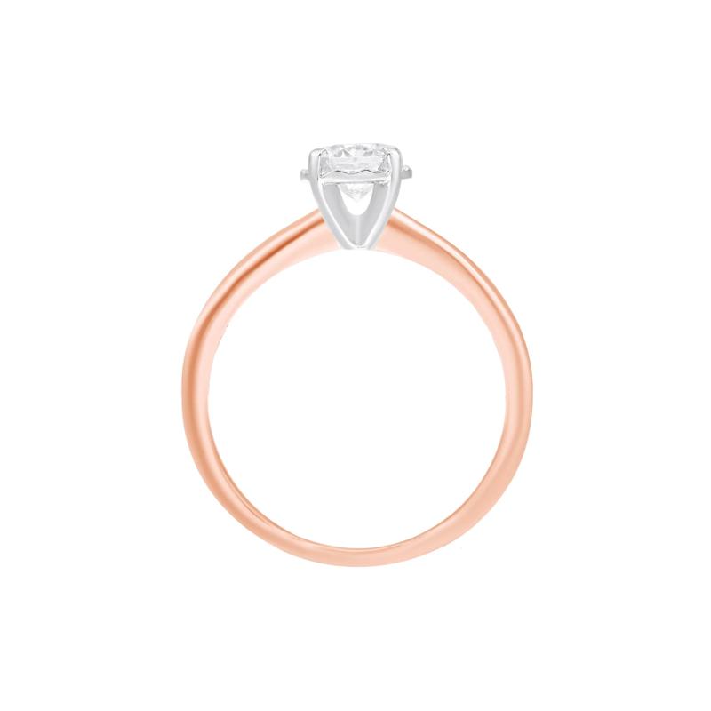 Diamond Solitaire Engagement Ring in 14K Rose Gold (1/2 ct. tw.) – Image 2 of 3