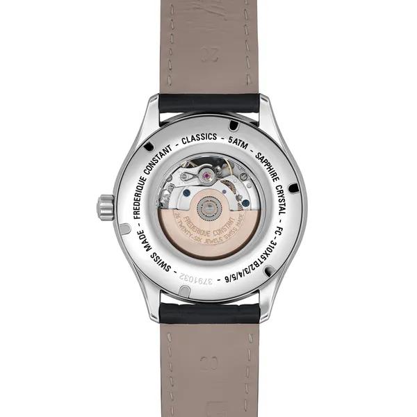 Men's Classics Heart Beat Automatic Watch With Black Leather Strap – Image 3 of 4