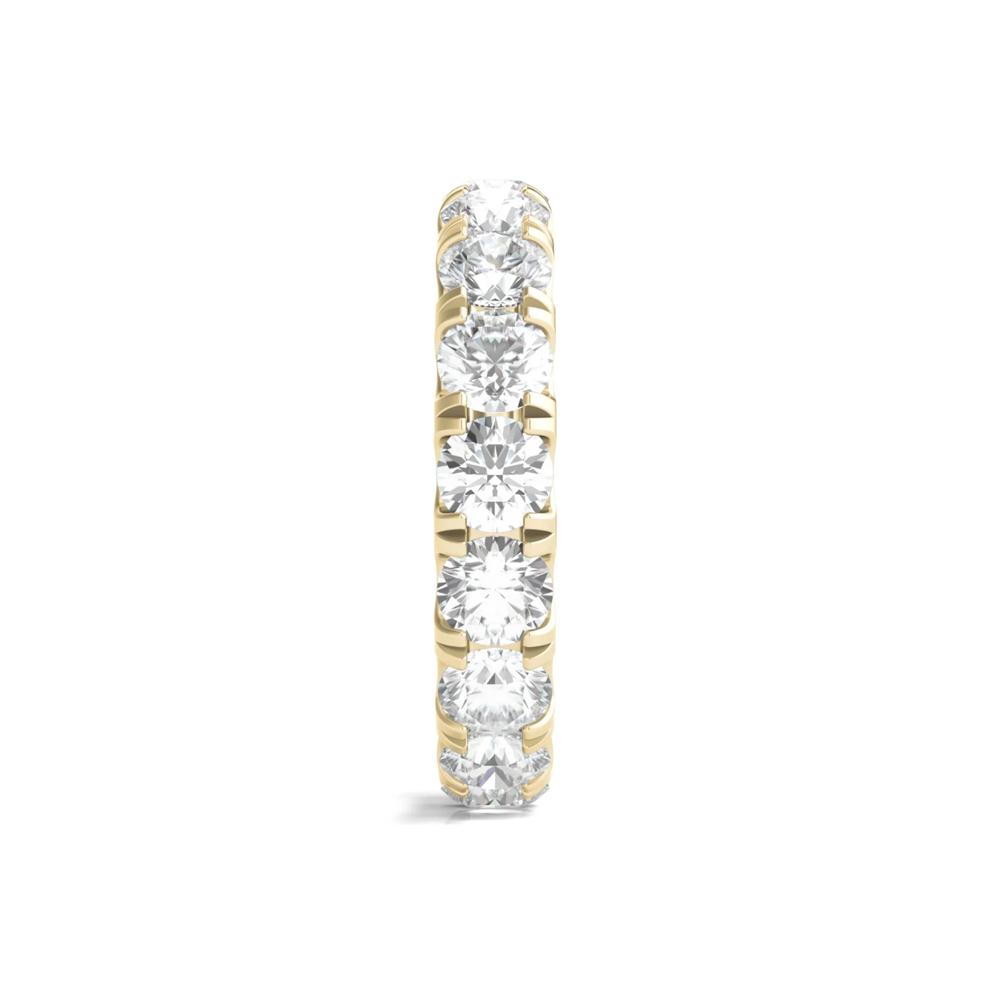 Diamond Wedding Band with Eternity Setting in 14K Yellow Gold (4 ct. tw.) – Image 3 of 3