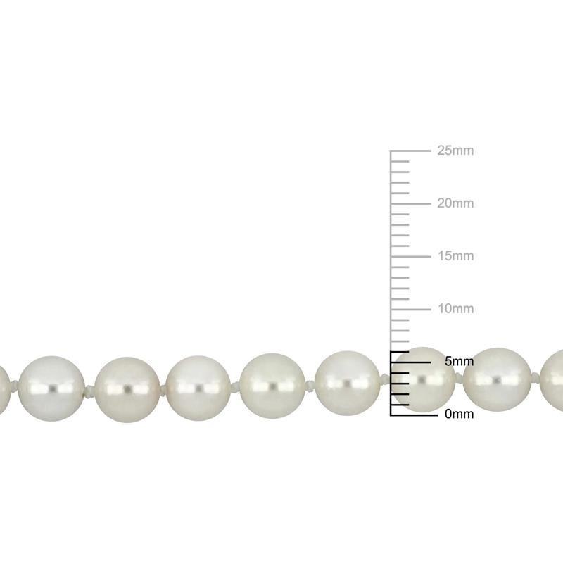 Akoya Pearl Strand Necklace with 14K Yellow Gold – Image 3 of 5