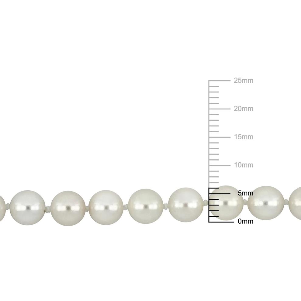 Akoya Pearl Strand Necklace with 14K Yellow Gold – Image 3 of 5