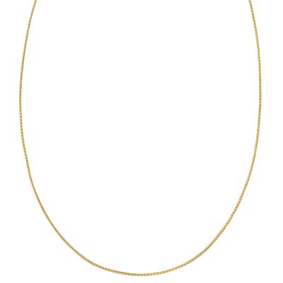 Adjustable Popcorn Chain in 14K Yellow Gold, 1.15mm, 22"