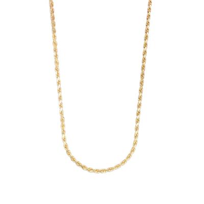 Diamond-Cut Royal Rope Chain in 10K Yellow Gold, 22"